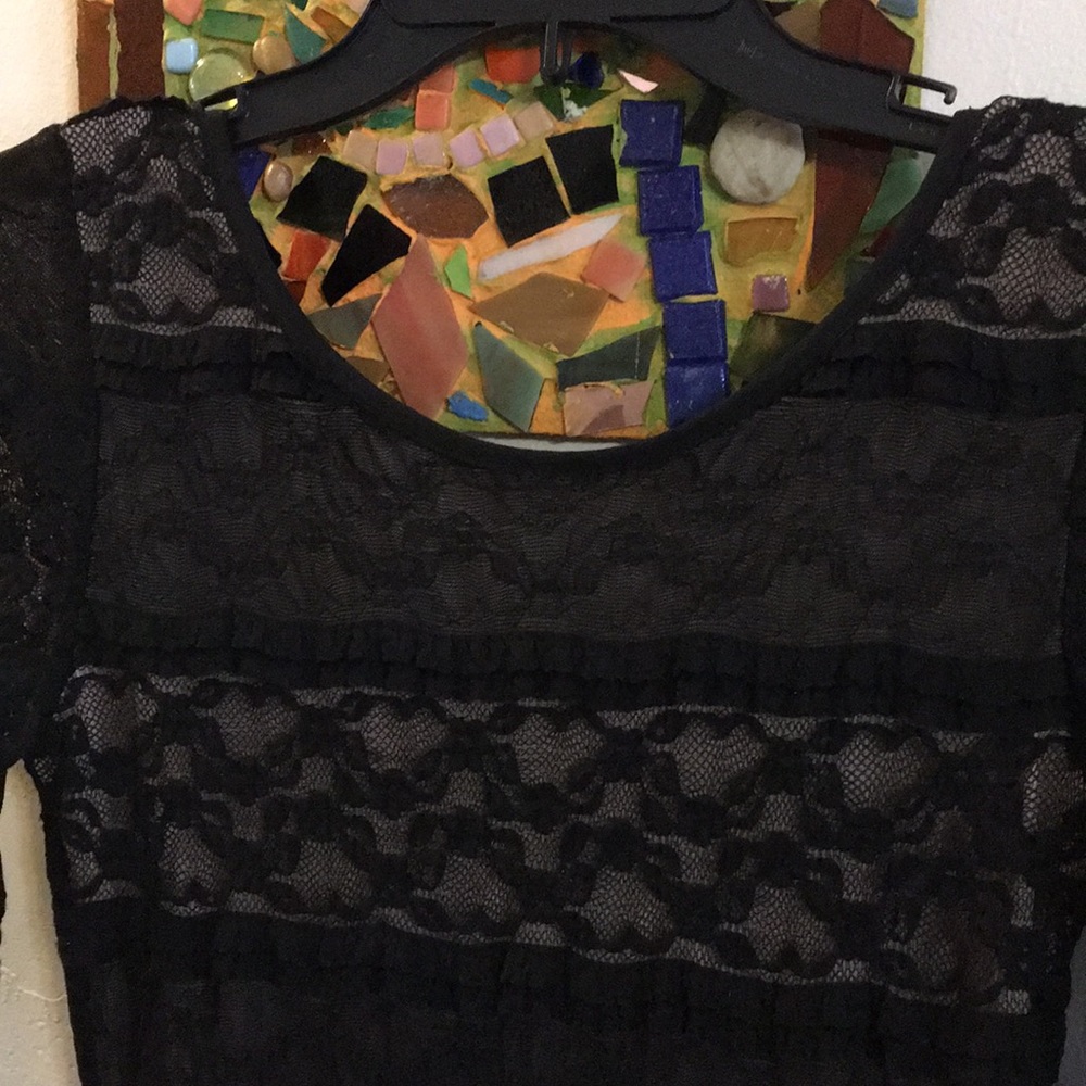 Love Culture Black Lace Bodycon Dress - Picture 2 of 8